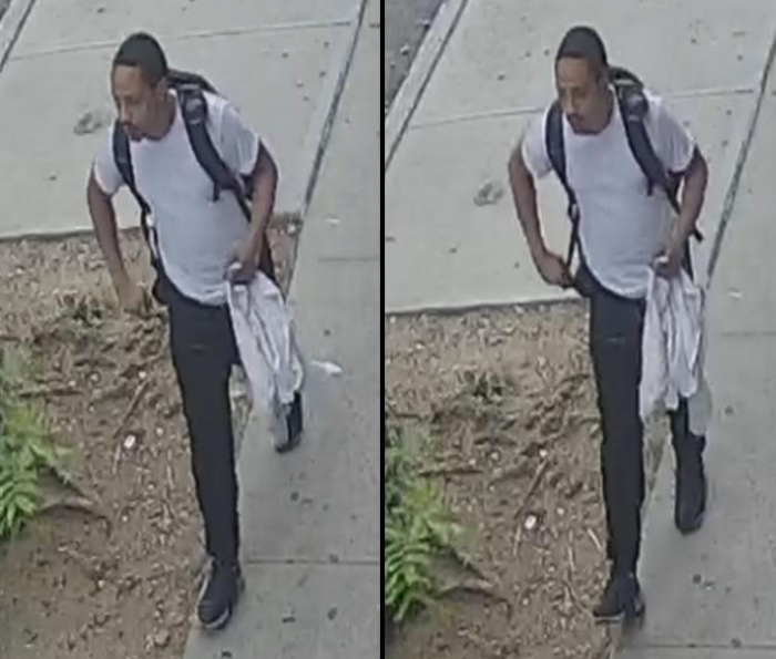 Security cameras captured images of the suspect.