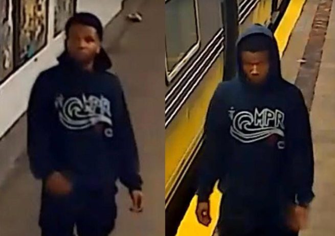 Security cameras captured images of the suspect.