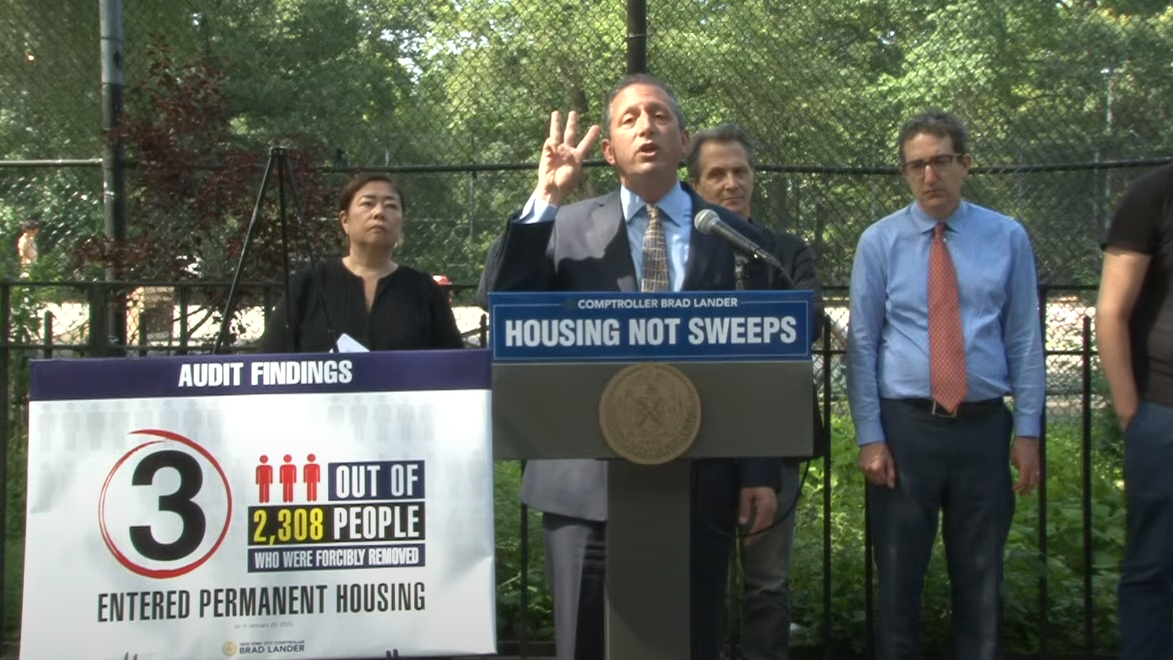 'FAILED UTTERLY': Comptroller's audit of Adams' homeless sweeps finds only 3 people secured housing