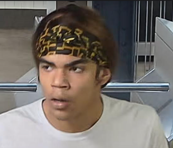 Security cameras captured images of the suspect.