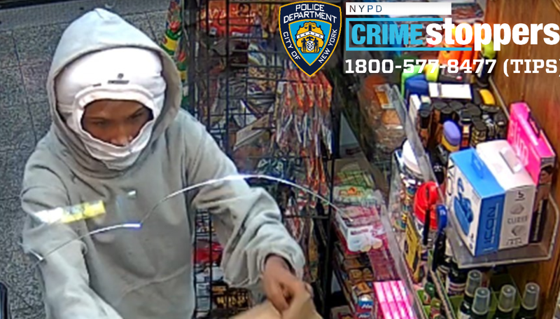 Security cameras at the deli captured images of the robbery.