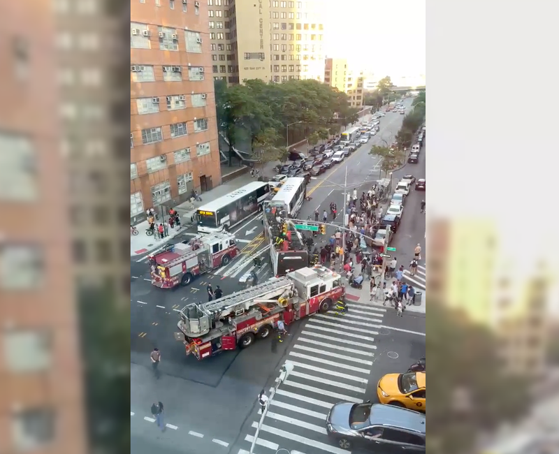 Dozens were injured in the crash in Gramercy
