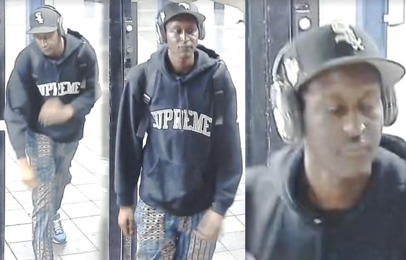 Security cameras captured images of the suspect.