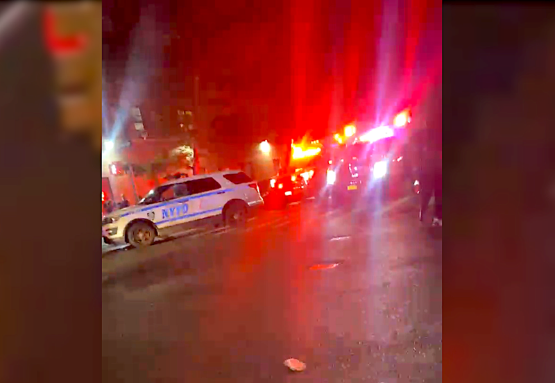 A teen girl was shot in the chest near Grant Park in Claremont Village after men opened fire on a crowd of people