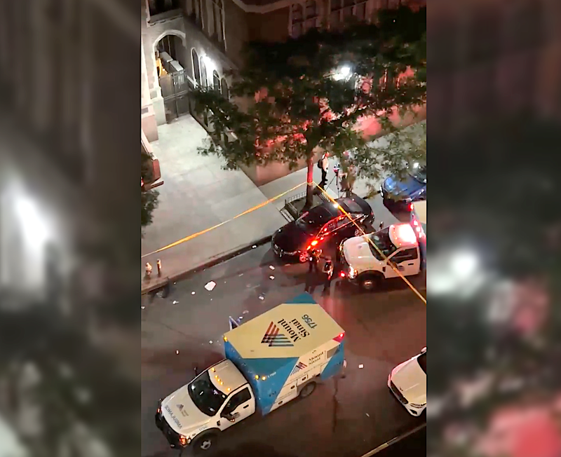 An EMT was stabbed by a patient outside Mount Sinai West on the Upper West Side on Wednesday night
