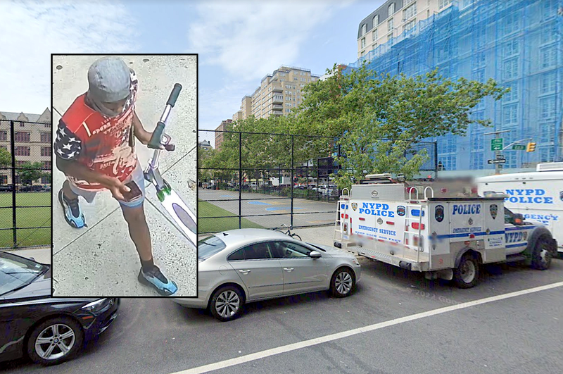 Police are searching for a suspect after a 13-year-old boy was assaulted and robbed at Peter's Field in Gramercy on July 15