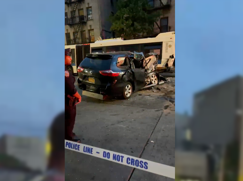 The minivan driver was said to be in the worst shape after the crash, but everyone is expected to survive
