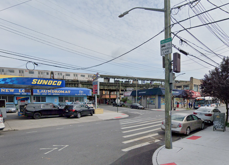 The girl was attacked in a busy area near the New Lots Avenue subway station