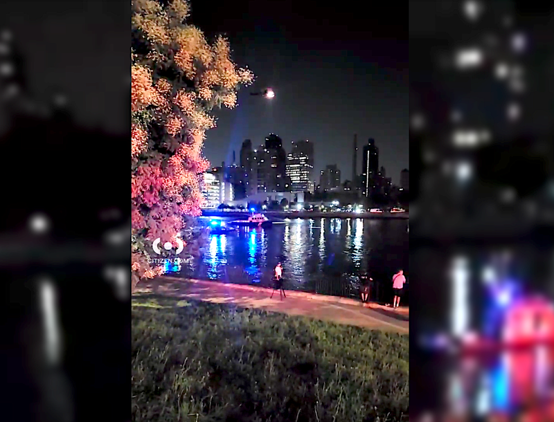 The NYPD Harbor Unit recovered the SUV on Sunday night