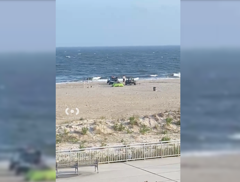 The woman was attacked shortly before 6 p.m. Monday near Beach 59th Street