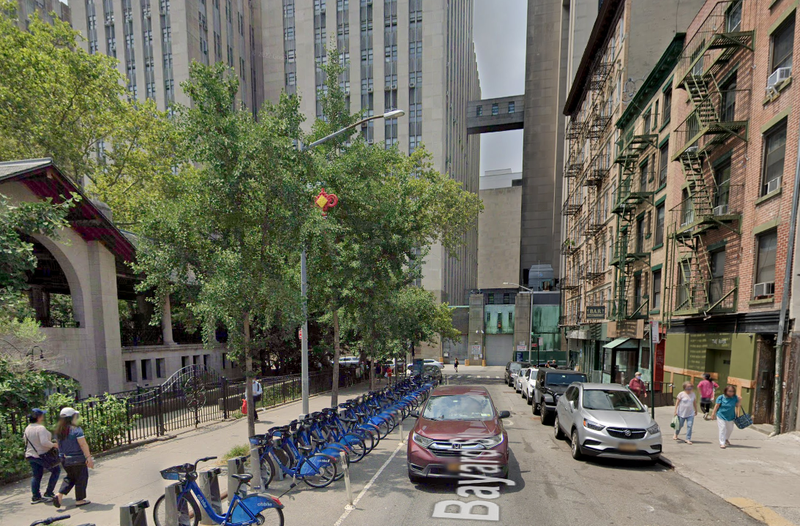 The victim was slashed in the neck at 104 Bayard St. early Sunday morning