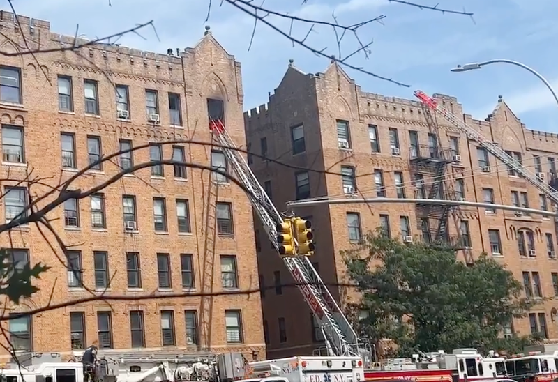 BK burning building