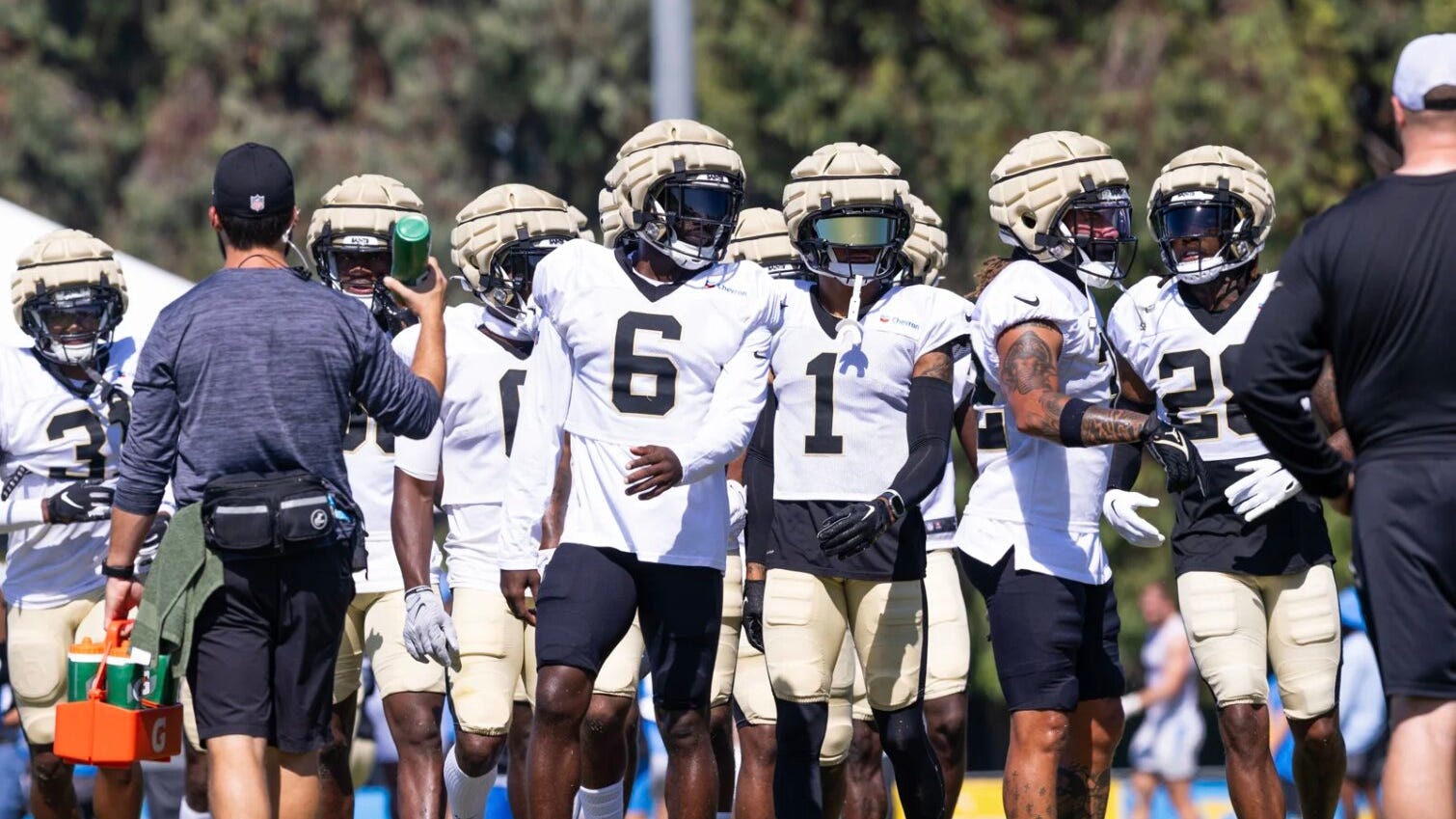 Saints-Chargers Day 2 joint practice takeaways: Paulson Adebo, depth DBs lock it down