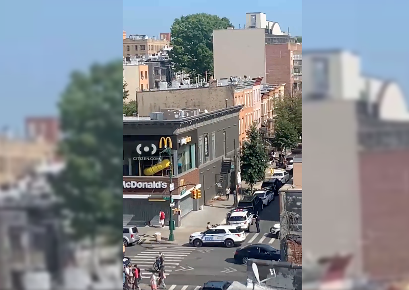 Police filled 52nd Street amid the investigation Wednesday afternoon