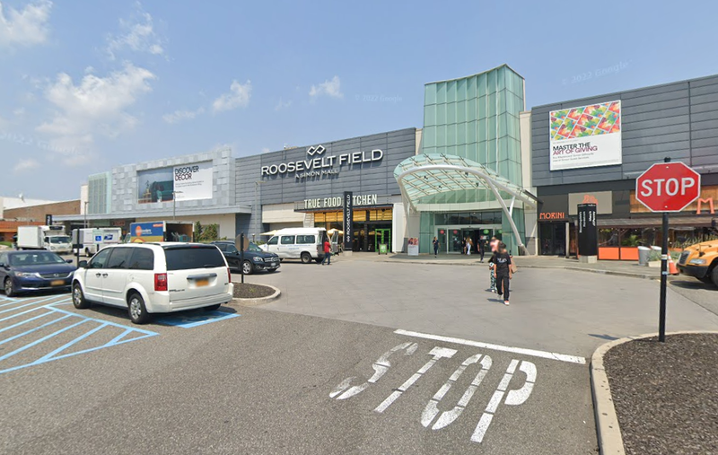 A man was robbed by a 13-year-old boy wielding a BB gun outside Roosevelt Field Mall on Wednesday evening, police said