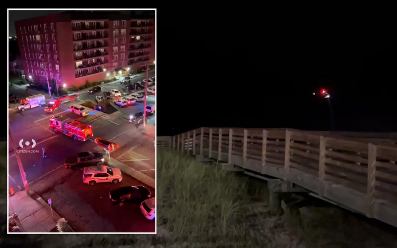 First responders from more than a half-dozen agencies were involved in the search off Long Beach on Thursday night