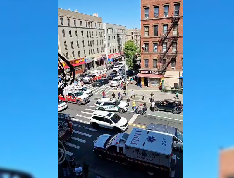 Police descended on 512 East 138 St., where two women were shot, one fatally, on Thursday afternoon