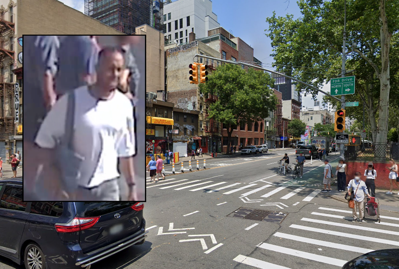 The e-biker hit the woman as she was waiting to cross the street at Chrystie and Grand streets
