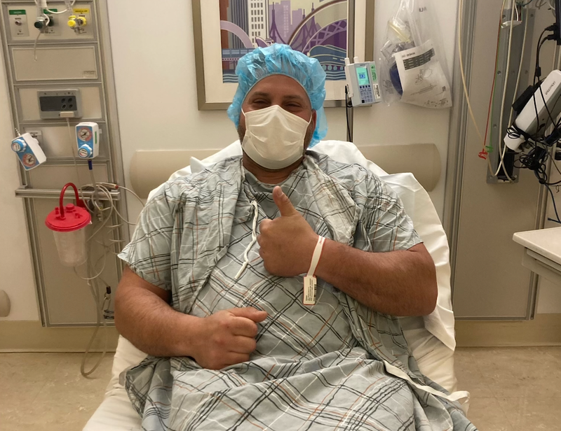 Rob Modica donating his kidney