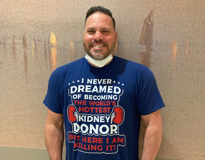 Rob Modica said he has no regrets about becoming a kidney donor