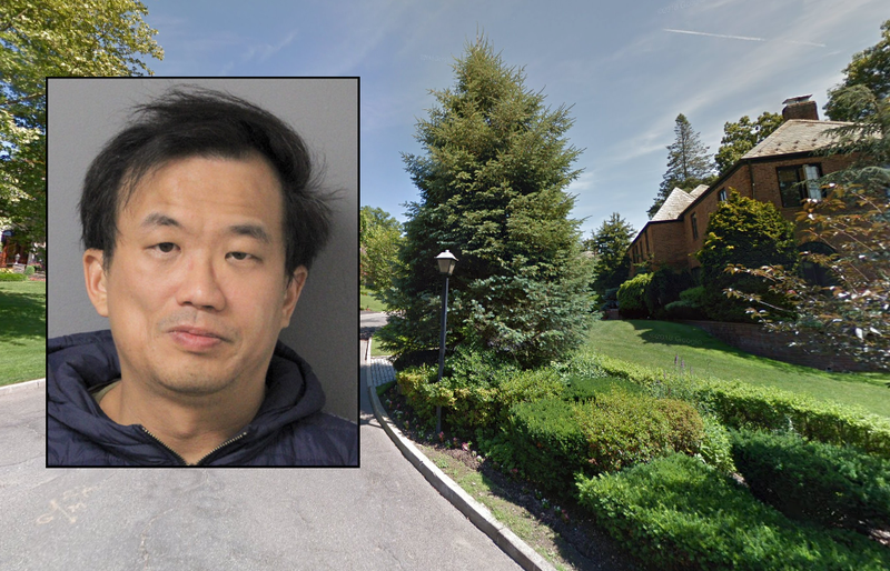 A Manhasset man was arrested for allegedly pointing a gun at a boy on his porch in what his attorney calls a misunderstanding