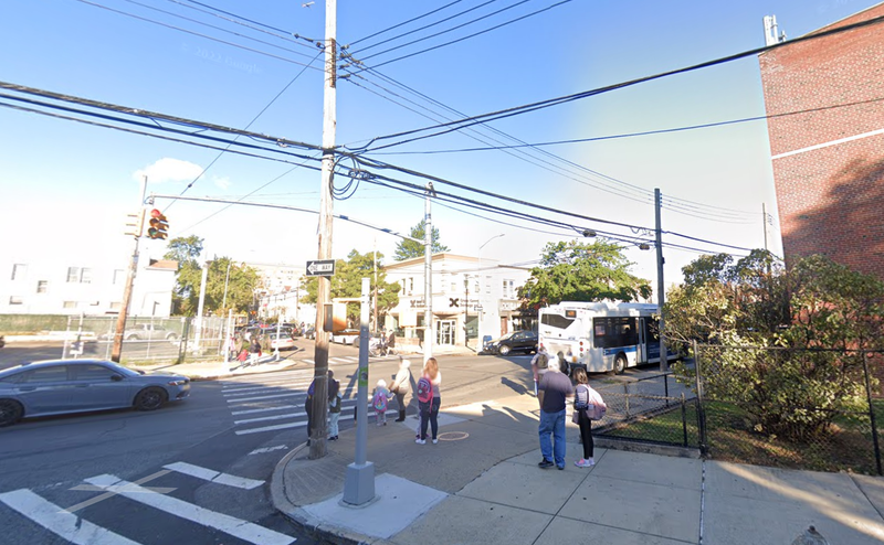 A 75-year-old woman was struck by a pickup truck on Oct. 11, 2023, on 60 Road at Fresh Pond Road in Queens. 
