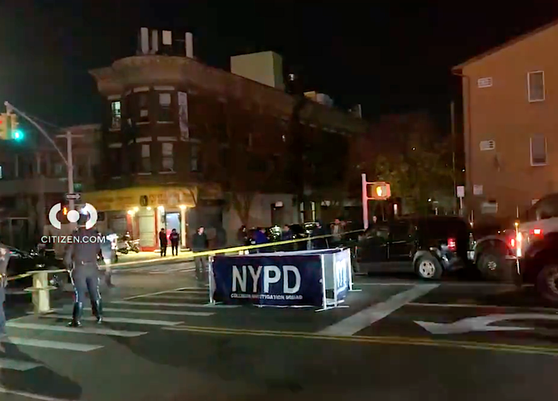 The victim was pronounced dead at the scene