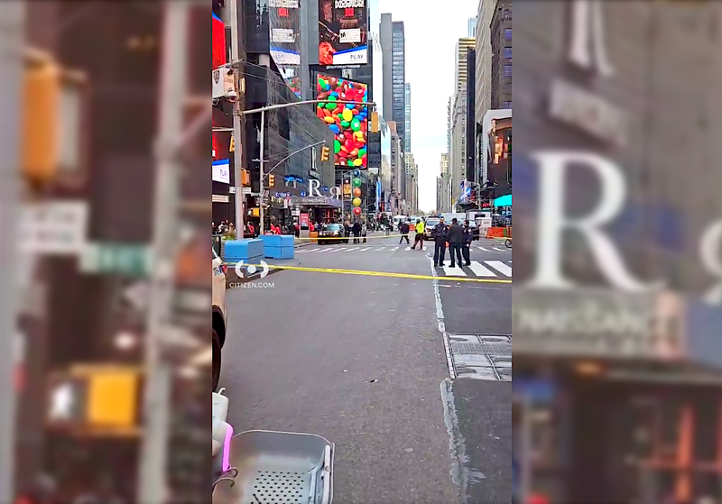 The victim was crossing Seventh Avenue at West 47th Street when he was struck by a truck driver