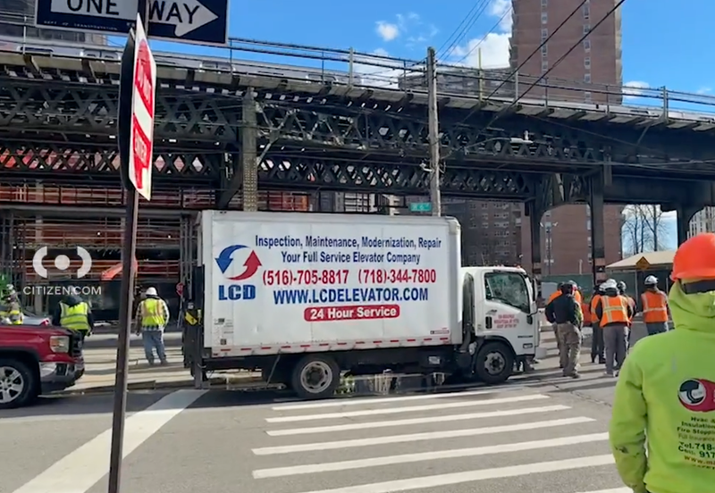The derailment disrupted F train service