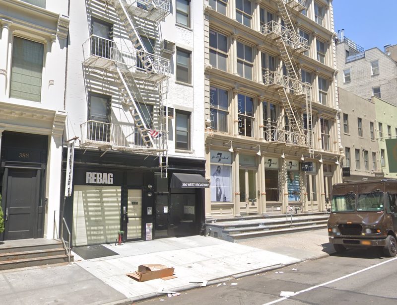 Two thieves raided the Rebag on West Broadway on Feb. 12, police said