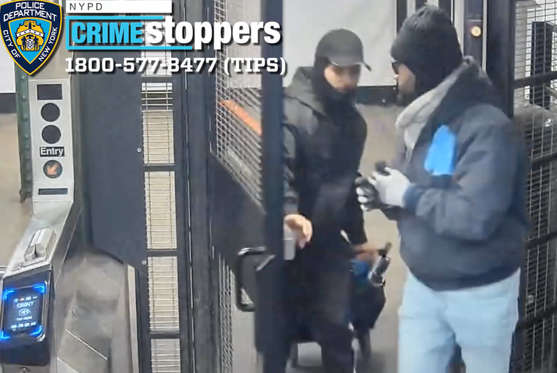 The pair made off with $225,000 worth of merchandise, police said