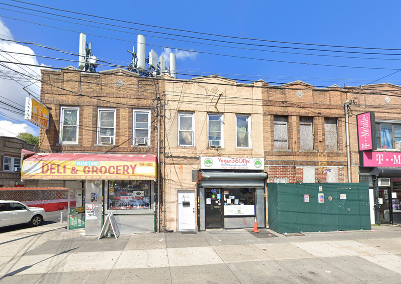 Officials were at the center building, which now houses a furniture store, not a restaurant
