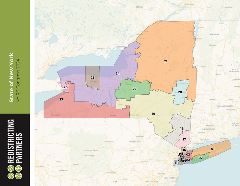 The new congressional map rejected by Democrats
