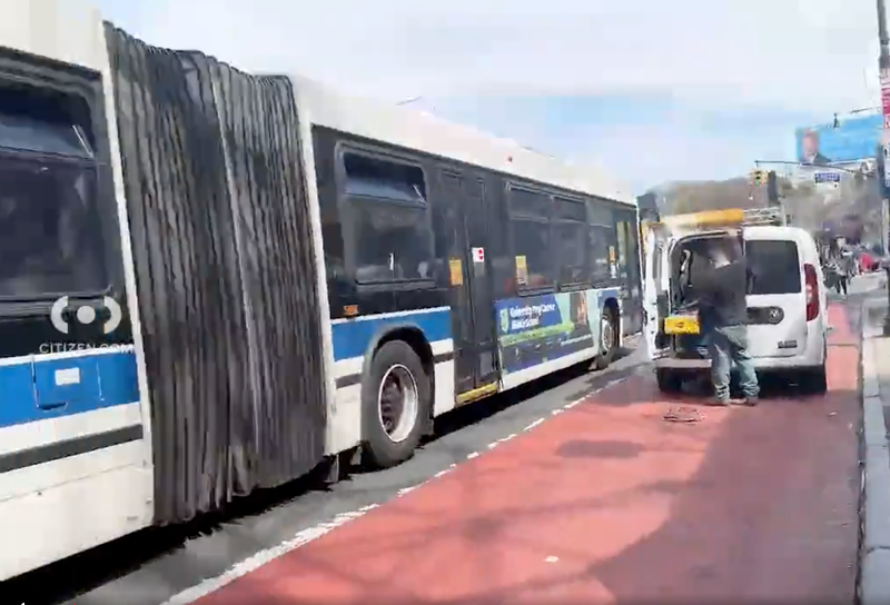 The victim was stabbed aboard a Bx22 at East Fordham Road and Marion Avenue in Fordham Heights