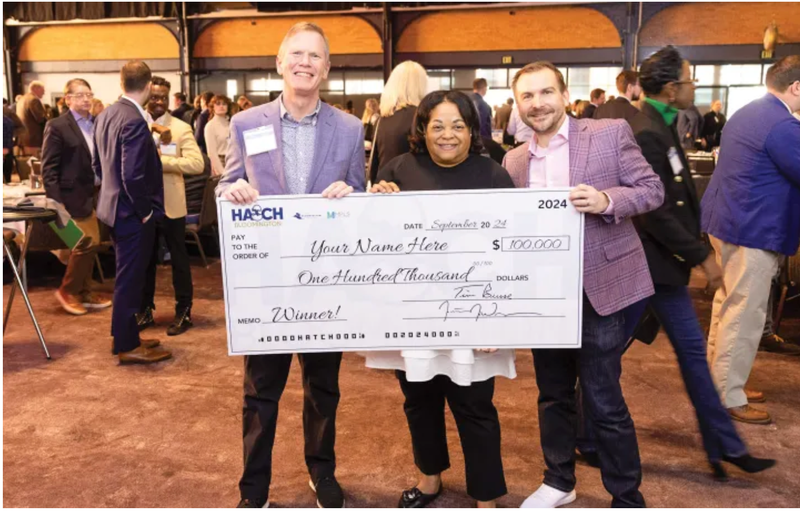One small business owner will get a big boost and have a dream come true thanks to a $100,000 prize from the city of Bloomington.