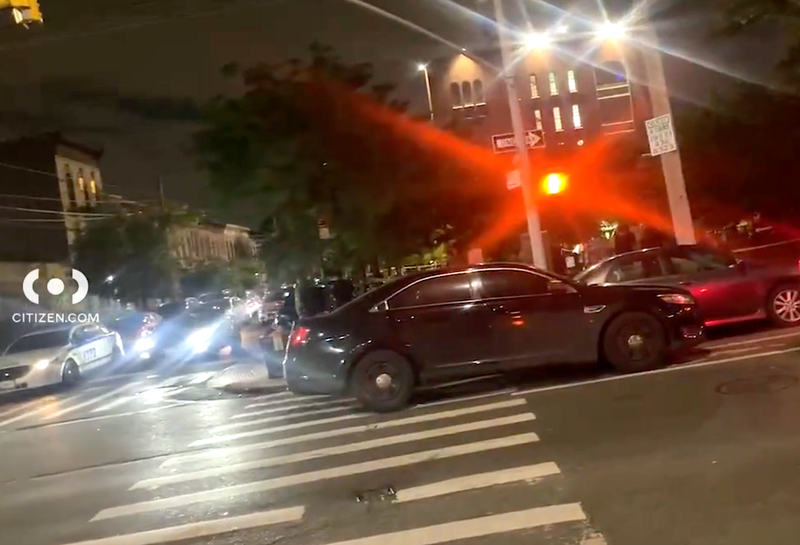 The two girls were shot at Hilltop Playground in Brownsville around 9 p.m