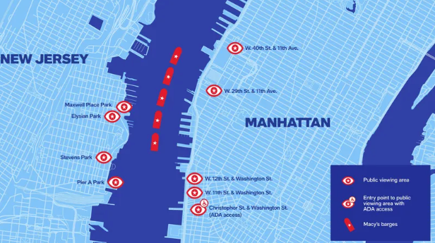 donde ver los fuegos artificiales del 4 dejulio en nyc