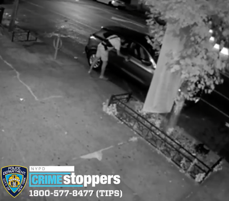 Video shows the suspect around the time of the carjacking