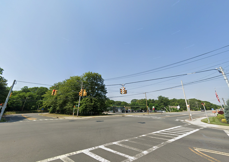 The remains were reportedly found along Montauk Highway in Patchogue