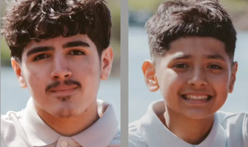 Antony Tiscareno, left, and Alonso Tiscareno, have been identified as the two boys who were killed in a suburban car crash on Friday.