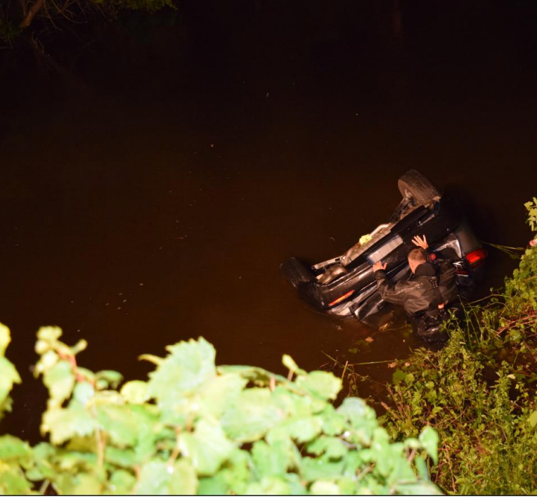 Sheriff in creek