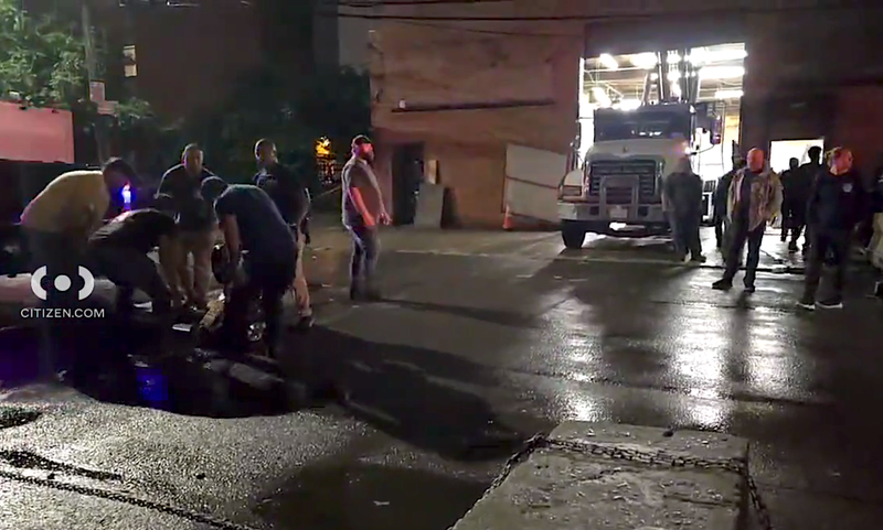 About 18,000 pounds of cannabis was seized from the nondescript warehouse, the NYC Sheriff's Office said