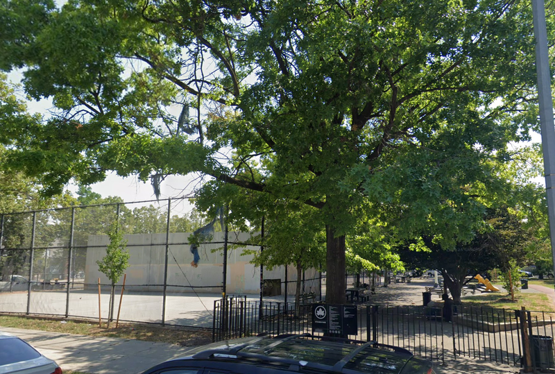 A New York City parks worker allegedly fatally shot a Venezuelan migrant inside Steuben Playground in Bed-Stuy, Brooklyn on July 21, 2024. 