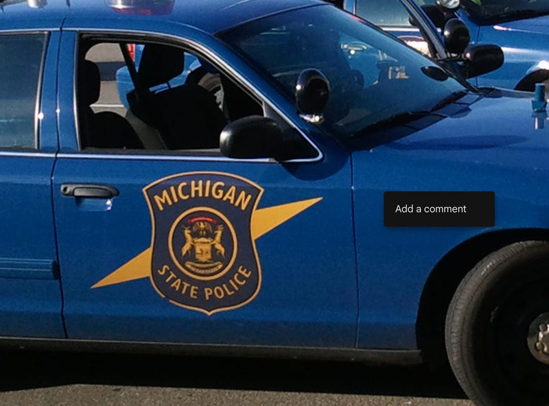Michigan State Police patrol car