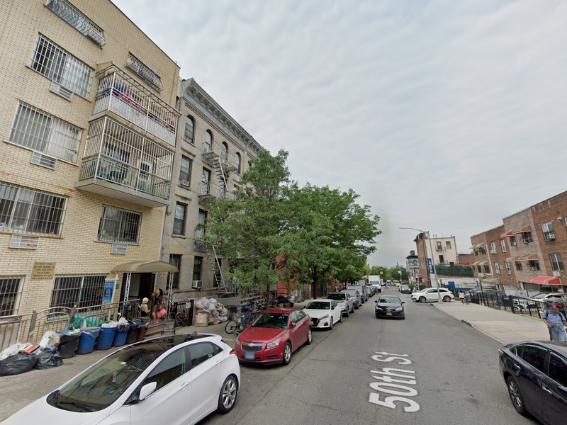The formidable victim was attacked on 50th Street, between Fifth and Sixth avenues