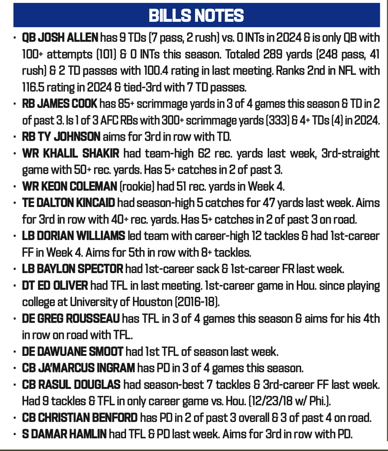 Bills at Texans