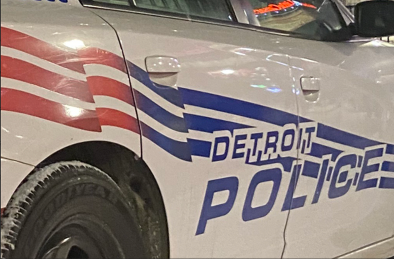 Police car closeup