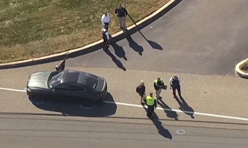 Investigators at the scene of an accident in Evesham, N.J. where a 3-year-old boy was hit by a car driven by an 81-year-old man.