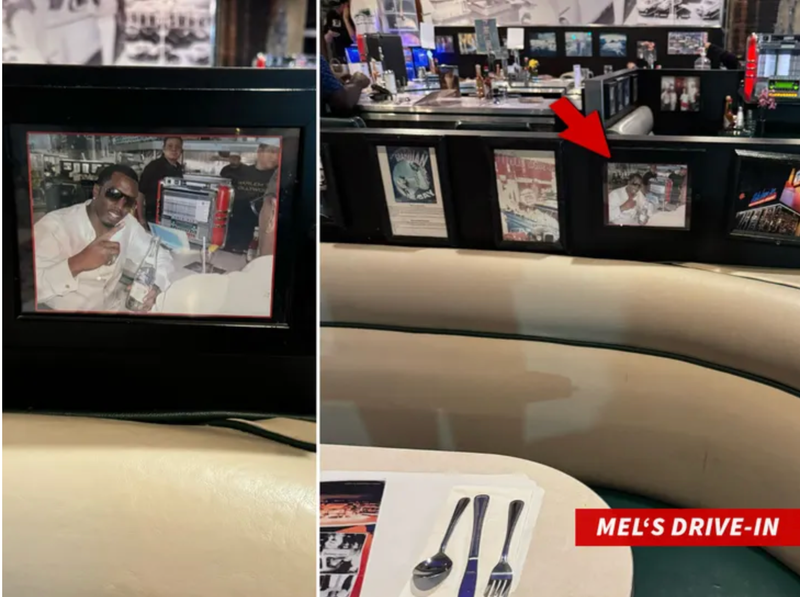 Diddy's photo at the Mel's Drive-In Diner in Hollywood