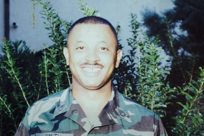 Louis B. Smith Jr., shown during his days in the Army.